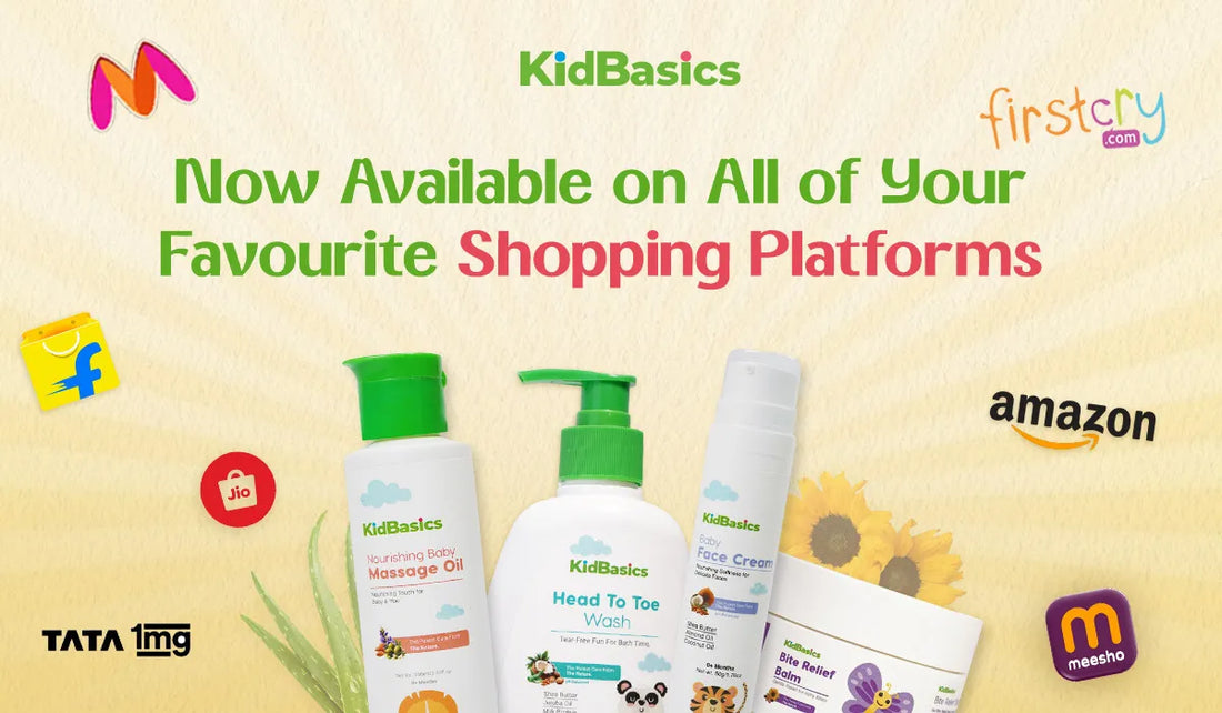 KidBasics - Now Available on All of Your Favourite Shopping Platforms
