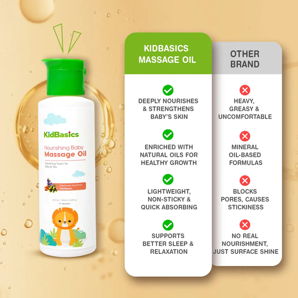 Baby Massage Oil vs Other Brand