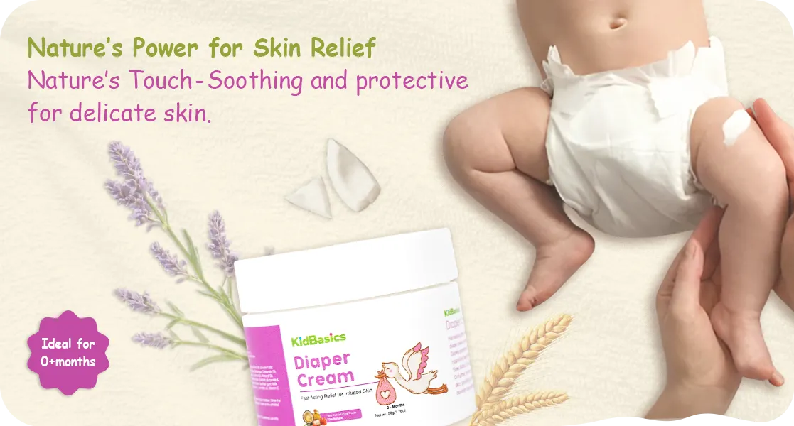 Baby Diaper Cream | Fast Acting | Relief for Irritated Skin