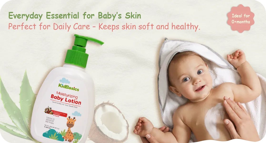 Daily Moisturizing Baby Lotion | No Dryness | 0+ Years