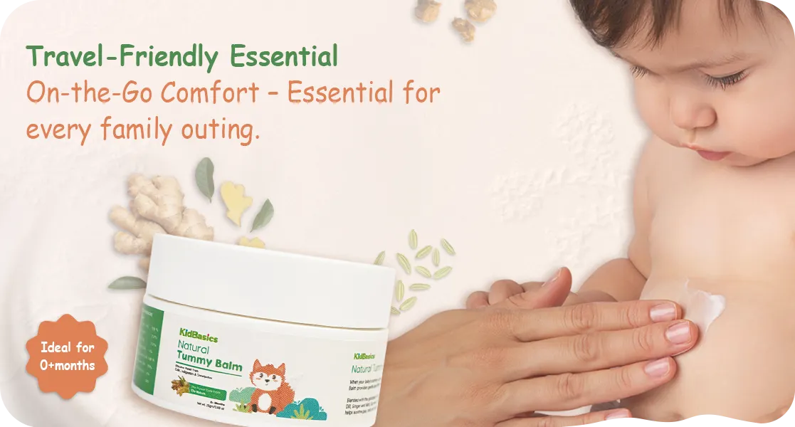 Natural Tummy Balm | Instant Relief from Colic and Gas | 0+ Years