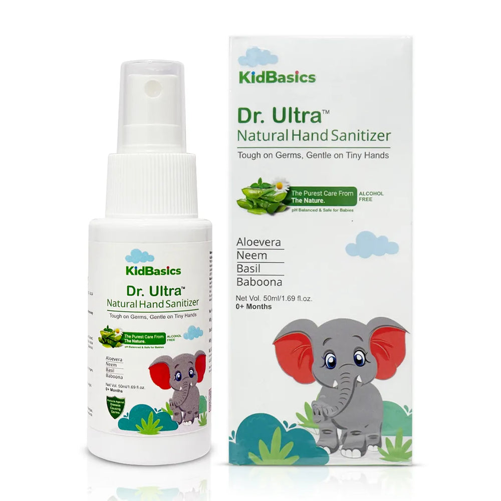 Dr. Ultra Natural Hand Sanitizer | Alcohol-Free Hand Sanitizer for Kids
