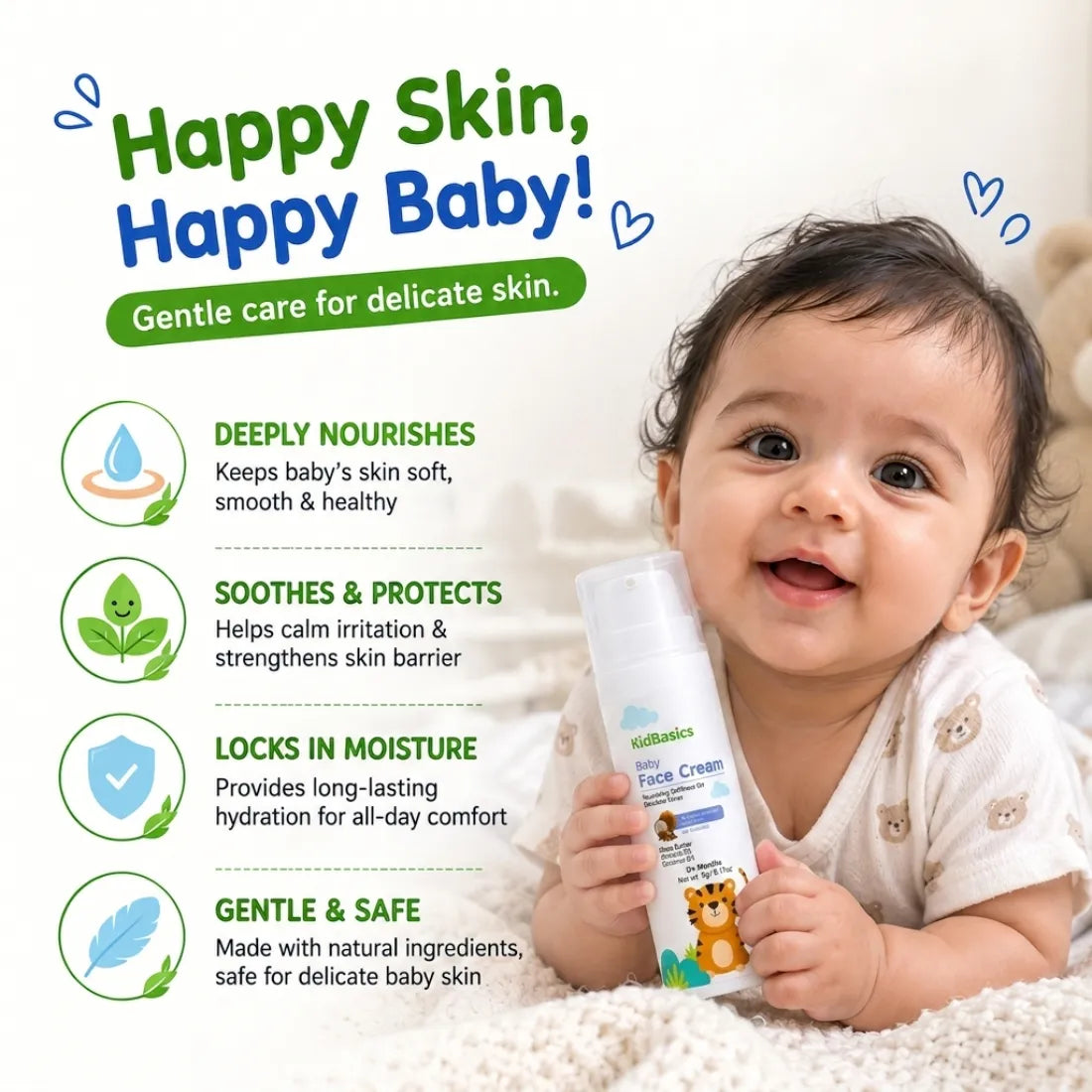 Nourishing Baby Face Cream | Goodness of Shea Butter | 0+Years