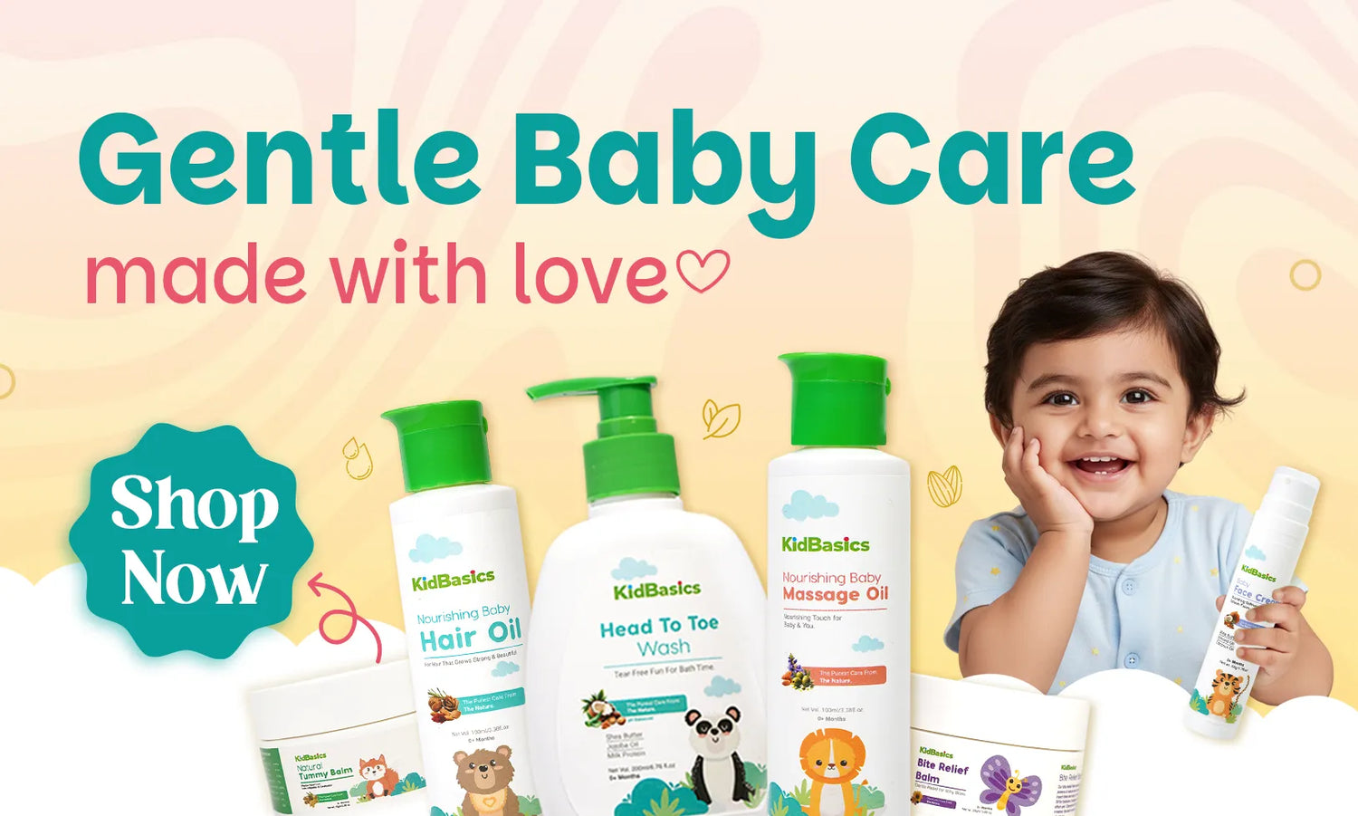 Gental baby care made with love mob