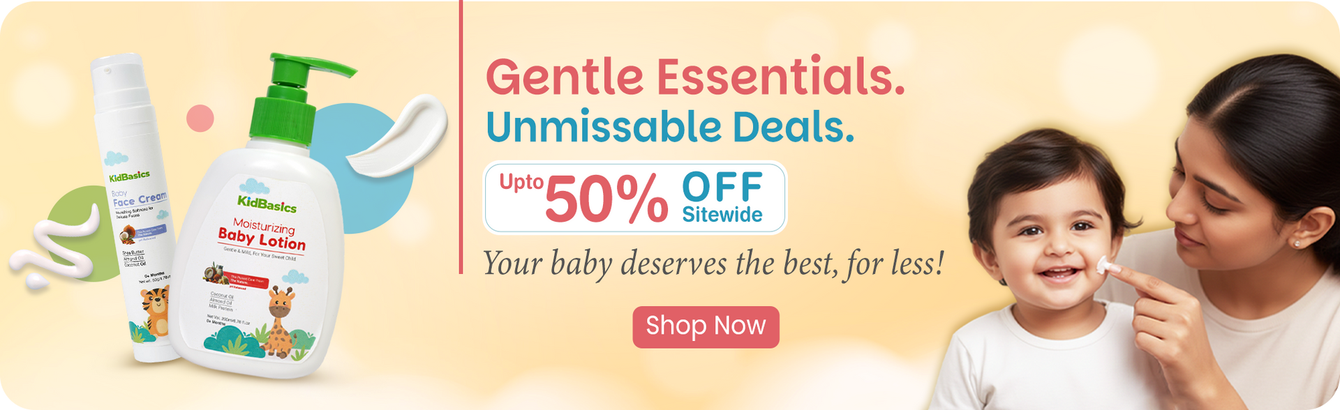 Gentle Essentials. Unmissable Deals upto 50% off