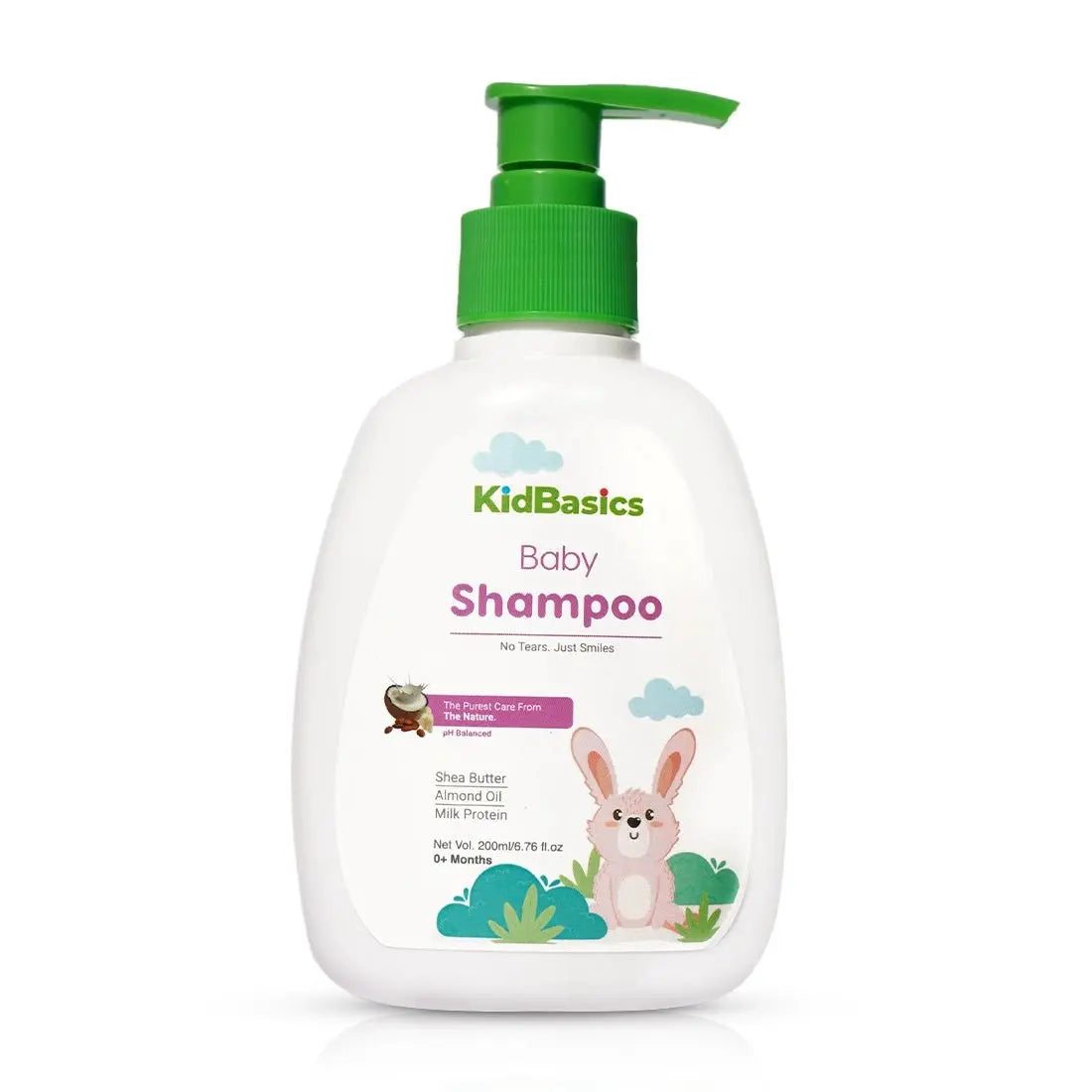 Natural No Tears Baby Shampoo | Gentle on Scalp | 0+ Months