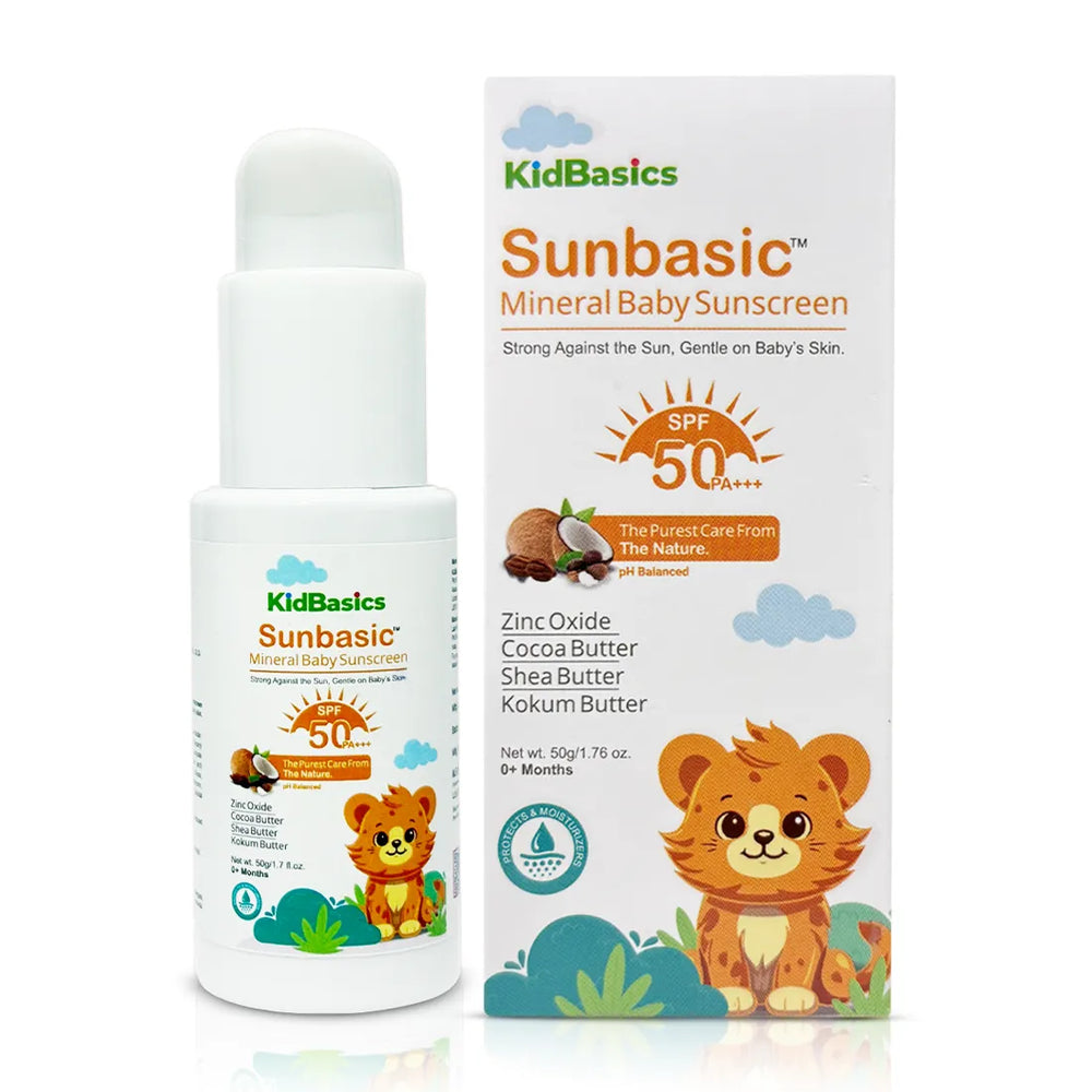 SunBasic Mineral Baby Sunscreen SPF 50 PA+++